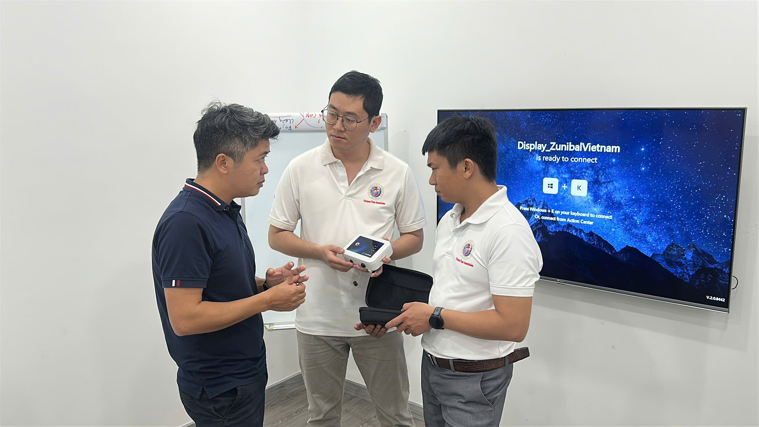  MEETING AND DELIVERY OF ZUNIBAL ELECTRONIC MONITORING (EM) CAMERA EQUIPMENT 